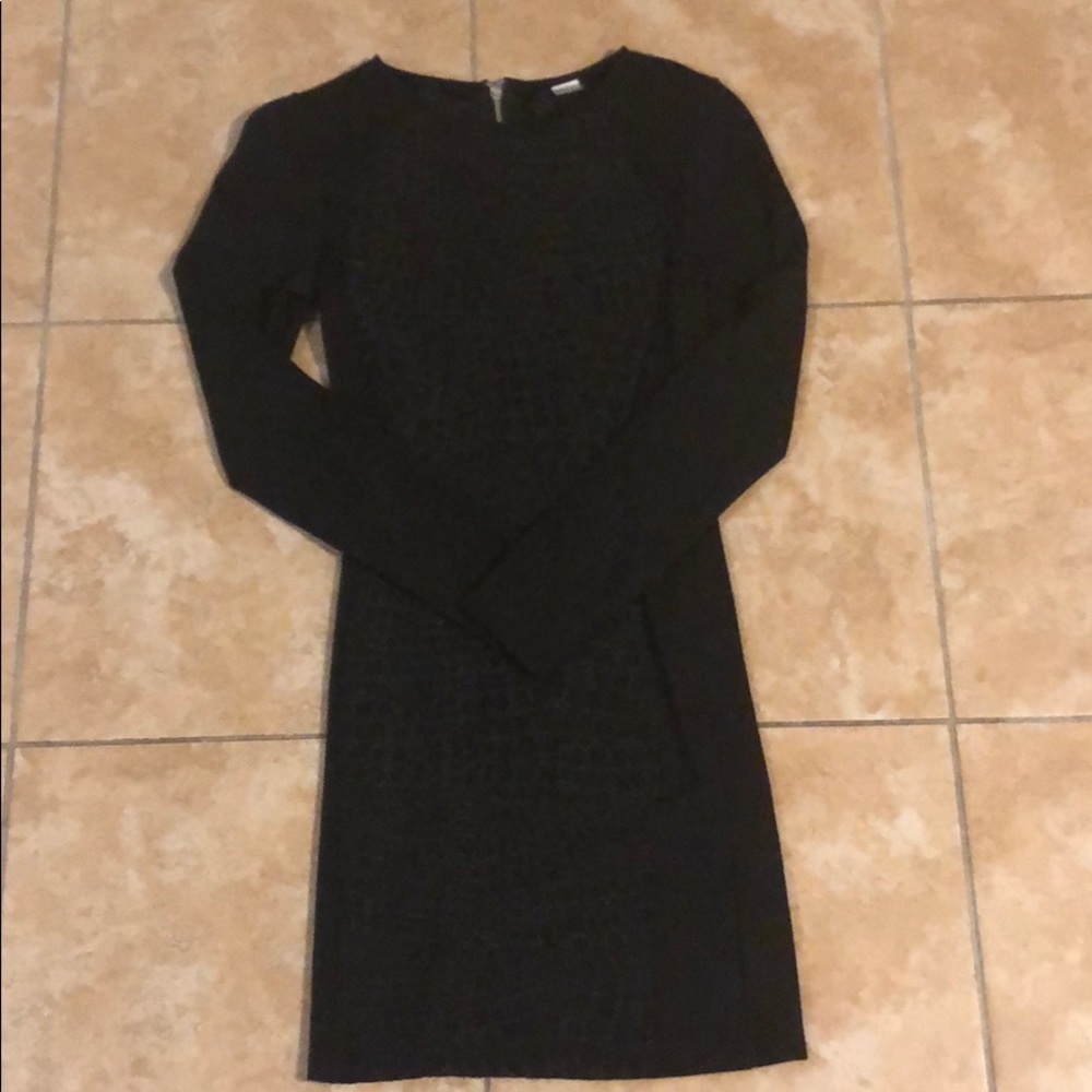 Long Sleeve Black Dress
